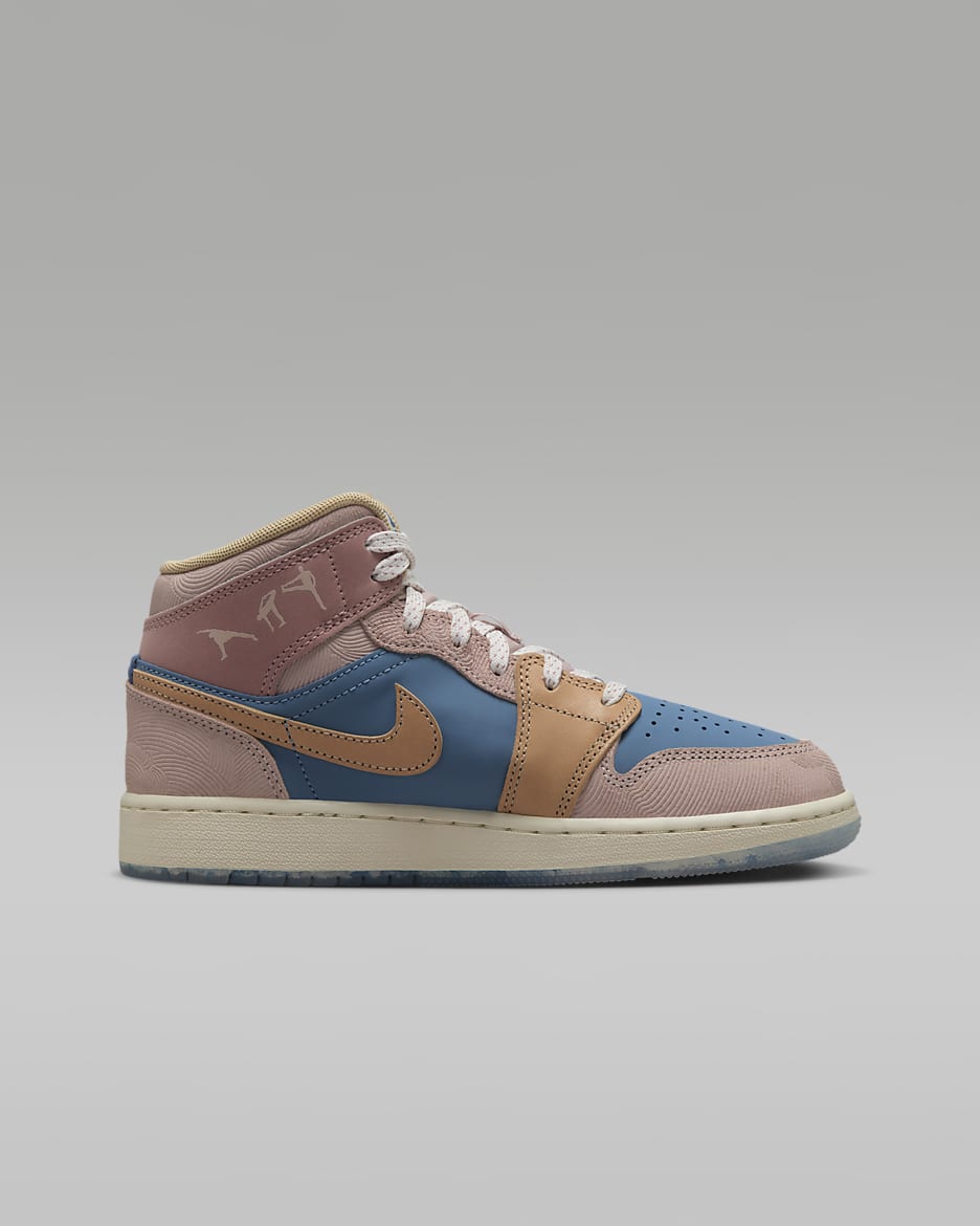Air Jordan 1 Mid Sneaker School Genc Cocuk Ayakkab s